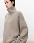 Luxurious Pure Cashmere Turtleneck Sweater