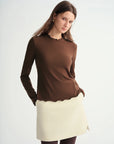Women's Soft Self-Heating Wool Knit T-Shirt