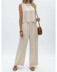 Casual Women's Tank Top & Trousers Set