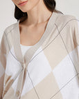 Luxe Silk-Linen V-Neck Cardigan
