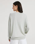 Women’s Premium Silk-Blend Pullover in Soft Ribbed Wool