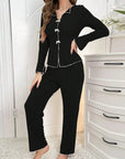Women's Autumn Winter Long Pajama Set