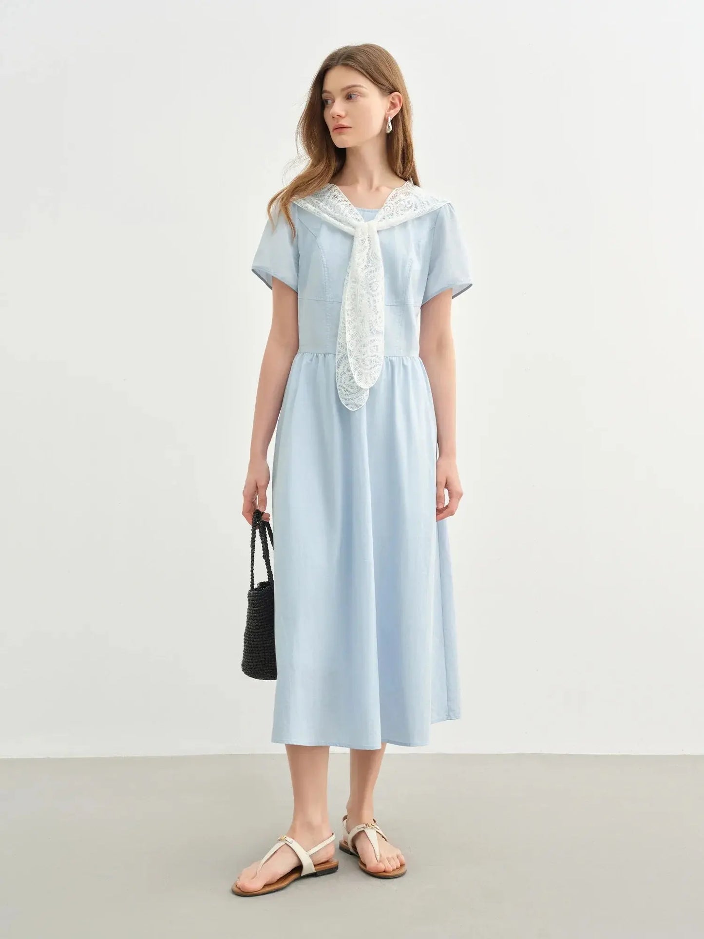 Chic & Slimming Long Dress for Summer - Loran