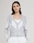 Luxe Silk-Linen V-Neck Cardigan