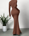Women's Slimming Square-Neck Knit Dress