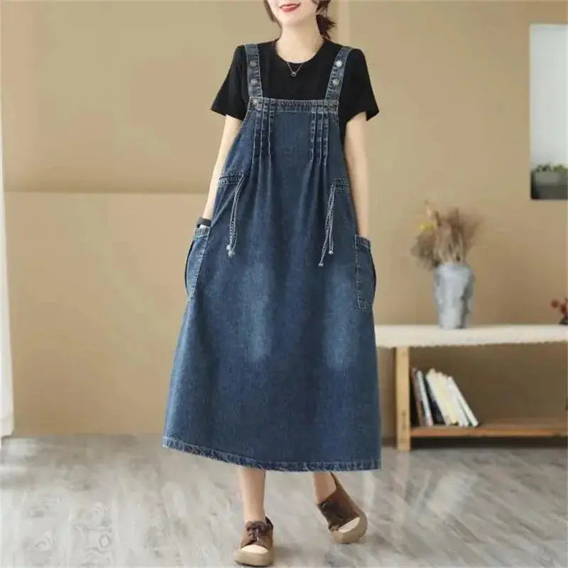 Denim Dress: Casual & Versatile Style - Loran