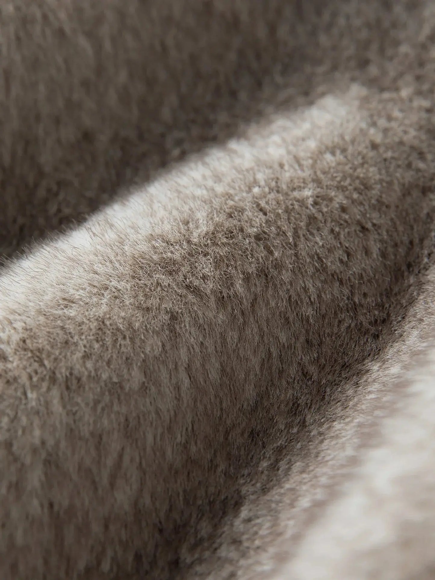 Elegant Plus Size Faux Mink Coat - Loran