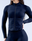 Luxury Seamless Stretch Sports Jacket for Women