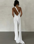 Elegant evening gown for weddings and formal events.