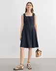 Women's Summer Plus Size Slim Denim Dress