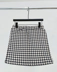 Elegant High-Waist Short Skirt with Comfortable Elastic Waist