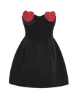 Sexy Strapless Heart Shape Mini Dress Women - 3IN SMART Shop #