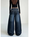 Autumn Casual Wide-Leg Jeans