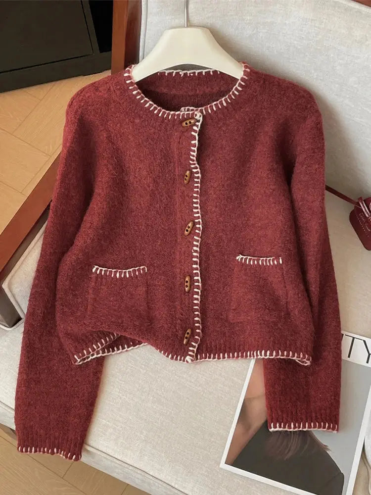 Cozy Long-Sleeve Cashmere Sweater for Women - Loran