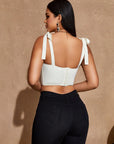 Sexy Women Elegant Vest Shoulder Back Bustier Crop