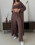 3-Piece Casual Knit Lounge Set