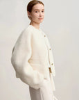 Elegant Wool Blend Short Winter Coat