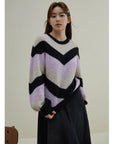 Soft Knit Stripe Winter Sweater
