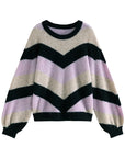 Soft Knit Stripe Winter Sweater