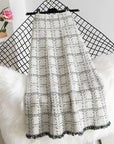 Korean-Style Autumn/Winter Knitted Skirt