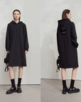 Women's Hooded Knitted Sweater Dress