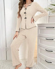 Women's Autumn Winter Long Pajama Set