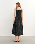 Elegant Slimming Plus Size Polka Dot Dress