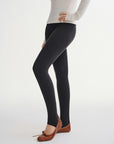 Slimming Vertical Texture Leggings with Stocking Feet