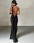 Elegant evening gown for weddings and formal events.