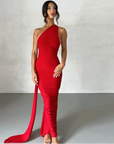 Elegant evening gown for weddings and formal events.