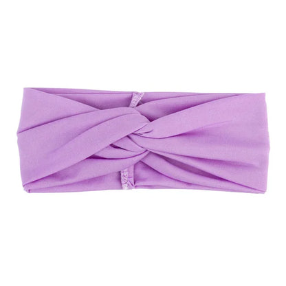 Floral Twisted Wide Stretch Summer Hairband