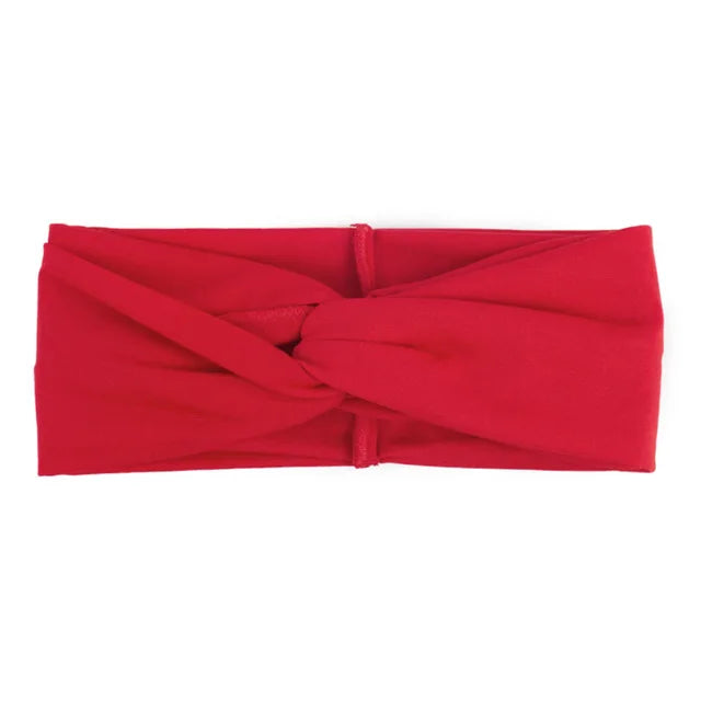 Floral Twisted Wide Stretch Summer Hairband