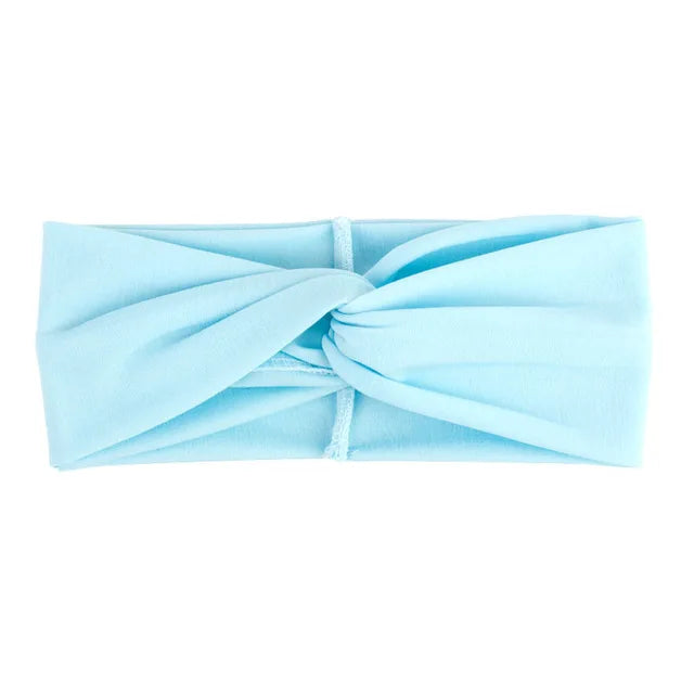 Floral Twisted Wide Stretch Summer Hairband
