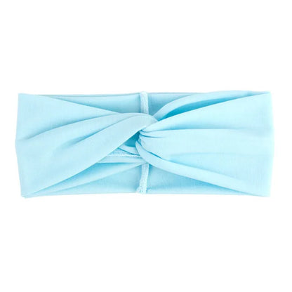 Floral Twisted Wide Stretch Summer Hairband
