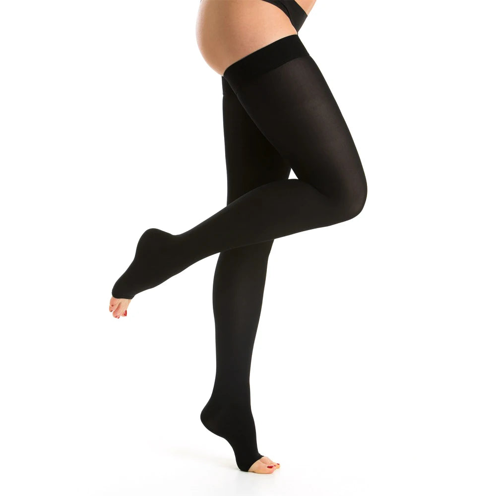 Open Toe Compression Stockings Maternity & Varicose Veins