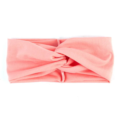 Floral Twisted Wide Stretch Summer Hairband