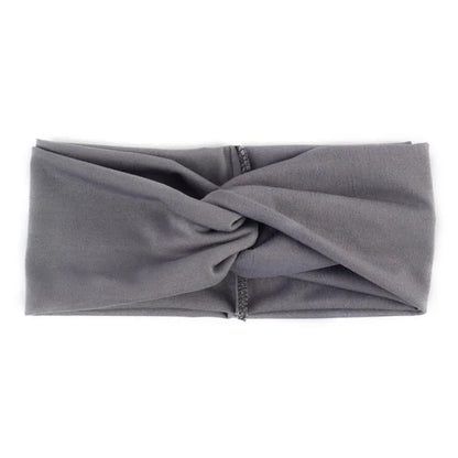 Floral Twisted Wide Stretch Summer Hairband