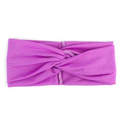 Floral Twisted Wide Stretch Summer Hairband