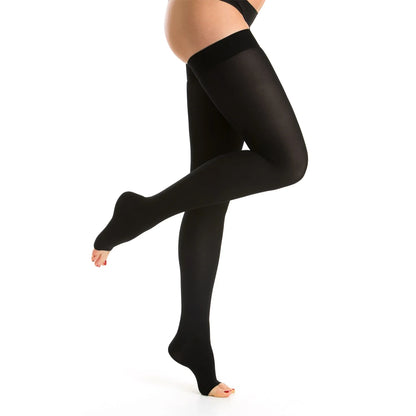 Open Toe Compression Stockings Maternity & Varicose Veins