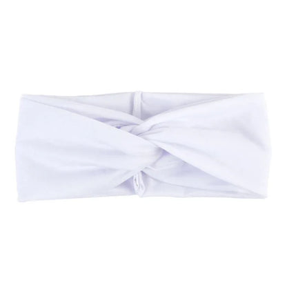 Floral Twisted Wide Stretch Summer Hairband