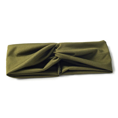 Floral Twisted Wide Stretch Summer Hairband