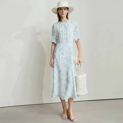 Minimalist Summer Round Neck Midi - Loran