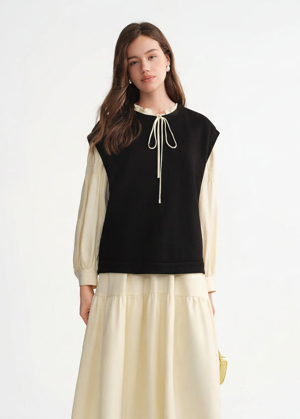 Plus Size Women’s Winter Set: Layered Skirt & Vest Loran