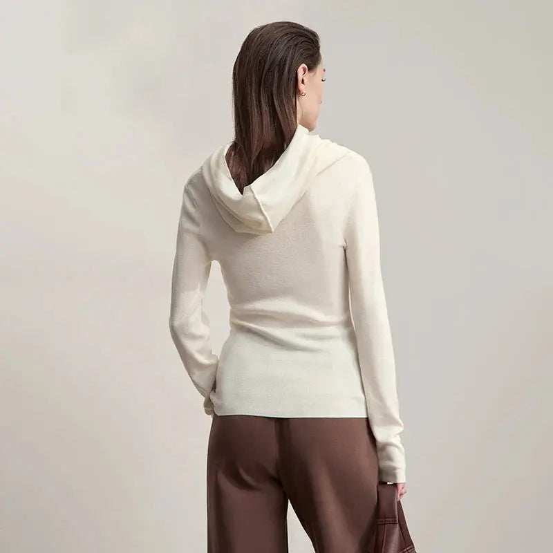 Women’s Slim Knitted Pullover | Minimalist Autumn Sweater LORAN STORE