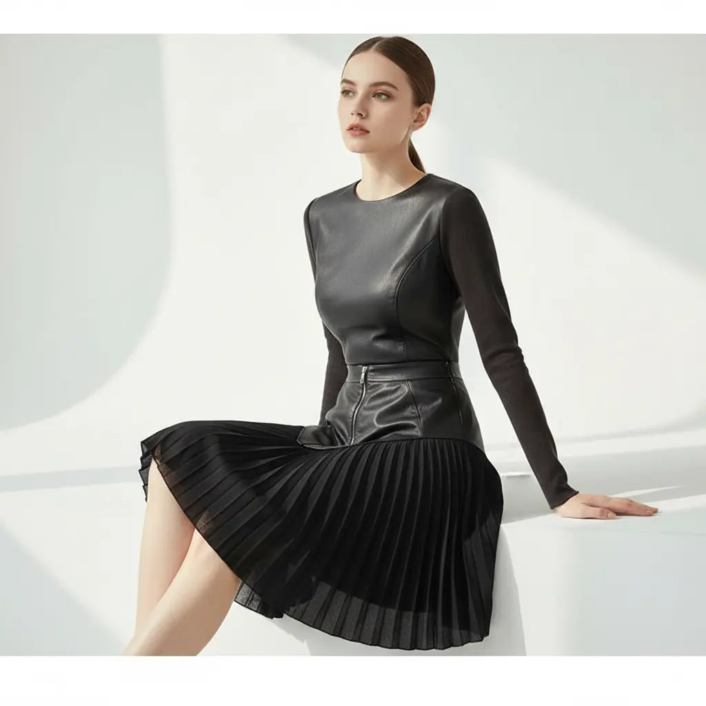 Comfortable & Stylish Foreign-Style Pleated Skirt - Loran
