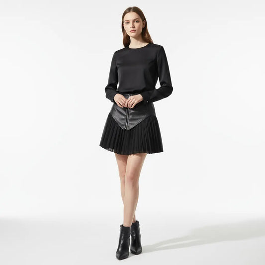 Comfortable & Stylish Foreign-Style Pleated Skirt - Loran
