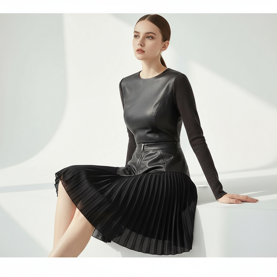 Comfortable & Stylish Foreign-Style Pleated Skirt