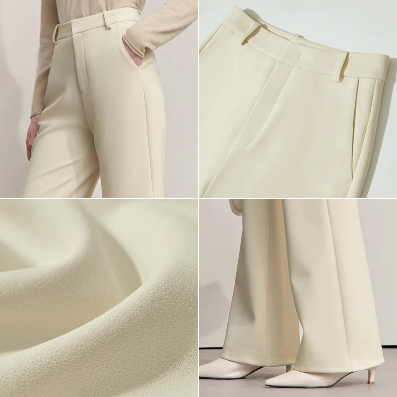 High-Waist Full-Length Pants for Women