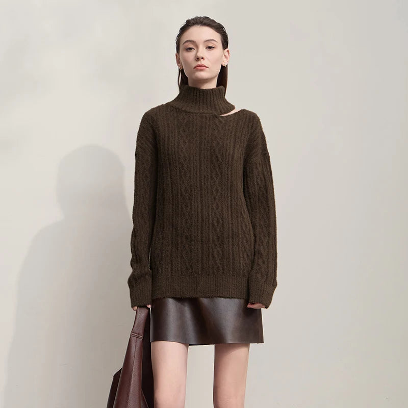 Ladies' Long Sleeve Turtleneck