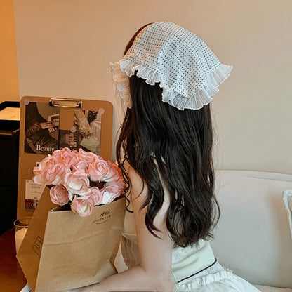 Polka Dot Summer Headscarf & Sweet Hair Hoop